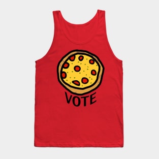 Pizza gets my Political Vote Tank Top